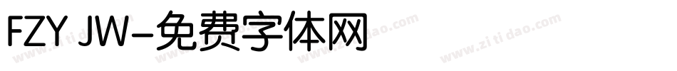 FZY JW字体转换